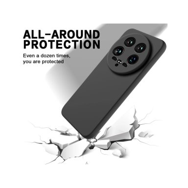 CARCASA FUNDA PARA XIAOMI 14 ULTRA 5G GOMA NEGRO - 5