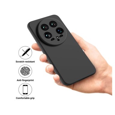 CARCASA FUNDA PARA XIAOMI 14 ULTRA 5G GOMA NEGRO - 6