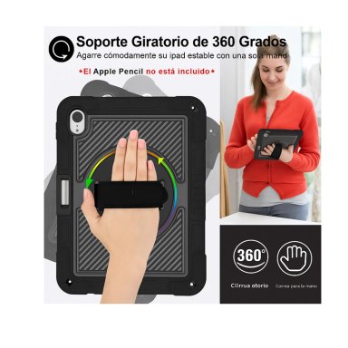 FUNDA ARMADURA ANTIGOLPE 360 PARA IPAD AIR 11 M2 - 5