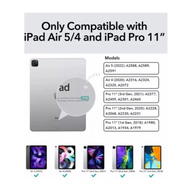 FUNDA ANTIGOLPE 360 PARA IPAD 11/IPAD 11 PRO BLANCO - 5