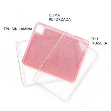 FUNDA ANTIGOLPE 360 BRILLO PARA IPAD AIR 11 M2/M3 NEGRO - 2