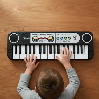 TECLADO ORGANO PIANO NIÑOS MUSICAL INFANTIL 37 TECLAS - 3