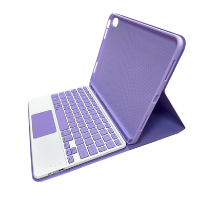 FUNDA CON TECLADO ESPAÑOL TOUCHPAD PARA IPAD A16 2025 11TH G LILA - 2