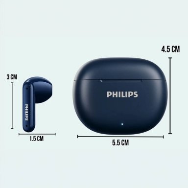 AUDIFONOS INALAMBRICOS BLUETOOTH PHILIPS TAT1199 18HRS AZUL - 3