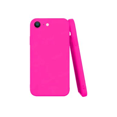 CARCASA ANTIGOLPES COMPATIBLE CON IPHONE 17E GOMA FUCSIA - 2