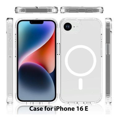 CARCASA TRANSPARENTE PARA IPHONE 17E COMPATIBLE CON MAGSAFE - 4