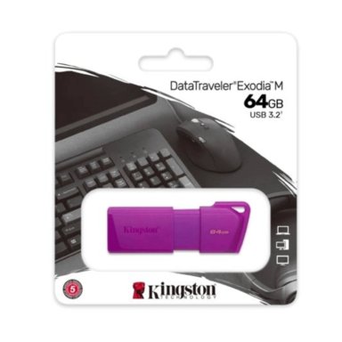 PENDRIVE KINGSTON NEON DATA TRAVELER EXODIA M USB 3.2 - 2