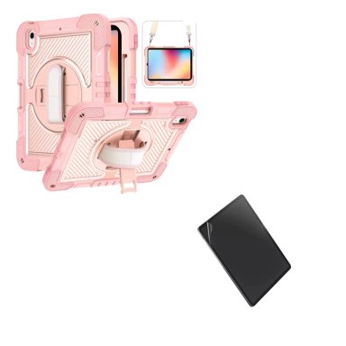FUNDA ARMADURA 360 MICA MATTE PARA IPAD AIR 11 M2 2024 ROSADO - 1