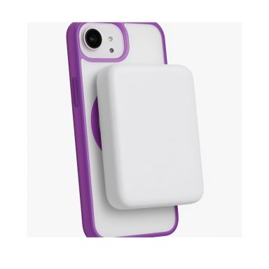 CARCASA MATTE COMPATIBLE CON IPHONE 17E MAGSAFE LILA - 3