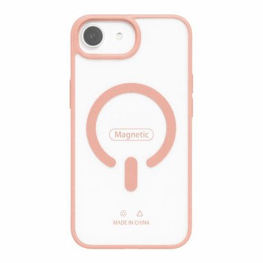 CARCASA MATTE COMPATIBLE CON IPHONE 17E MAGSAFE ROSADO - 1