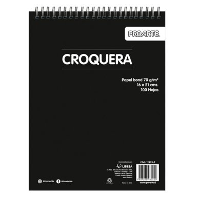CROQUERA PROARTE 16X21CM 100HJS - 1