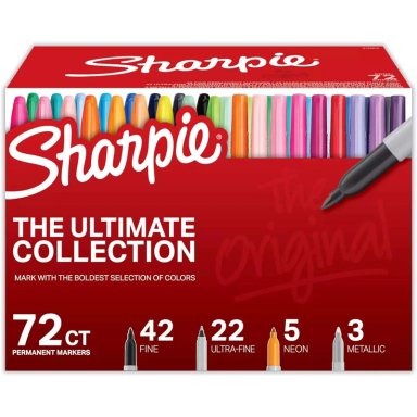 MARCADOR SHARPIE THE ULTIMATE COLLECTION 72 COLORES - 1