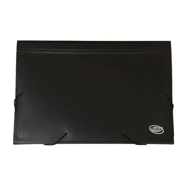 CARPETA PLASTICA ADIX 13 DIVISIONES NEGRO OFICIO - 2