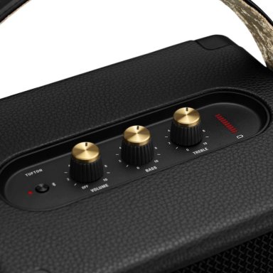 PARLANTE BLUETOOTH MARSHALL PORTATIL TUFTON BLACK AND BRASS - 7