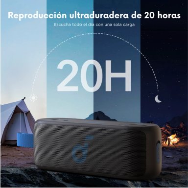 PARLANTE BLUETOOTH SOUNDCORE SELECT 3 NEGRO - 8