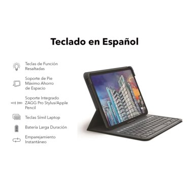 TECLADO CON FUNDA MESSENGER FOLIO 2 PARA IPAD 11 (A16) ES - 3