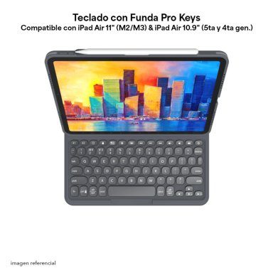 TECLADO CON FUNDA PRO KEYS IPAD AIR 11 M2/M3 ESPAÑOL ZAGG - 2