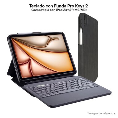 TECLADO CON FUNDA PRO KEYS 2 PARA IPAD AIR 13 (M2, M3) ES - 2
