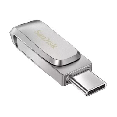 PENDRIVE SANDISK ULTRA DUAL DRIVE LUXE 128GB PLATA - 3