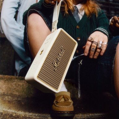 PARLANTE BLUETOOTH MARSHALL MIDDLETON II CREMA - 6