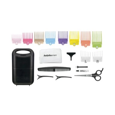MÁQUINA AFEITADORA INALÁMBRICO BABYLISS KIT CLIPPER 20 PIEZAS - 5