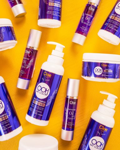 SHAMPOO OOH MY COLOR VIOLET ICE BLONDE CLOE 400ML - 3