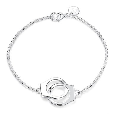 PULSERA TODOJOYAS ESPOSAS PLATEADA PLATA - 1