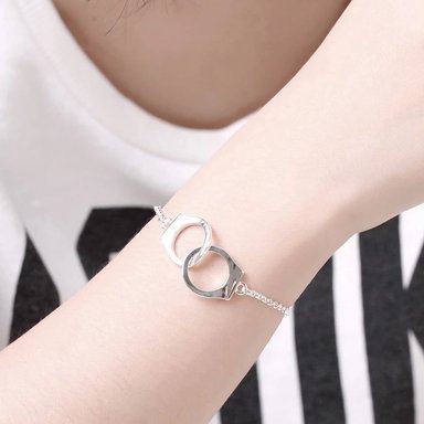 PULSERA TODOJOYAS ESPOSAS PLATEADA PLATA - 3