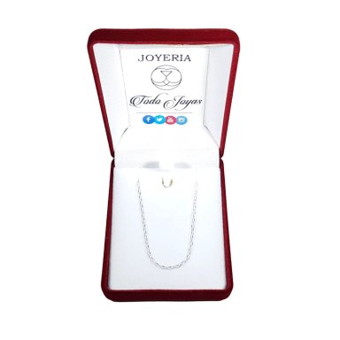 CADENA TODOJOYAS TRADICIONAL PLATA 925 1MM 50CM - 2
