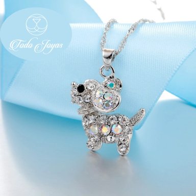 CONJUNTO PERRITO BRILLANTE PLATEADO - 5