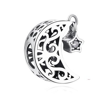 CHARM DIJE PLATA 925 LUNA ESTRELLA - 1