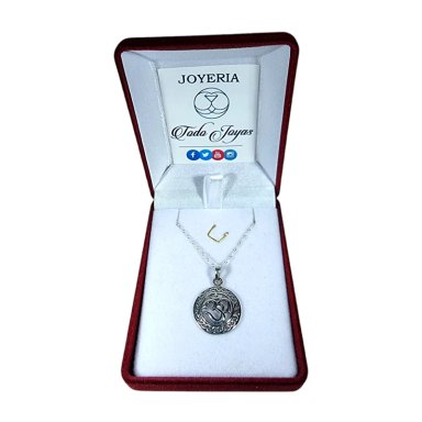 COLLAR TODOJOYAS PLATA 925 YOGA 3O OM - 2