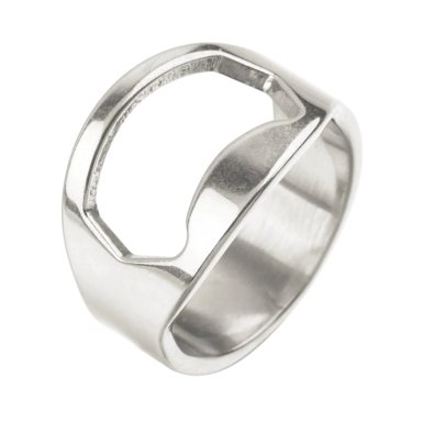 ANILLO ABRIDOR BOTELLAS CERVEZAS ACERO - 1