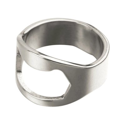 ANILLO ABRIDOR BOTELLAS CERVEZAS ACERO - 5
