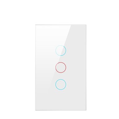 INTERRUPTOR INTELIGENTE DOMUSMART BLANCO 3 CANALES - 1