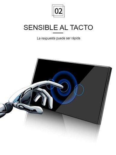 INTERRUPTOR INTELIGENTE DOMUSMART BLANCO 3 CANALES - 7