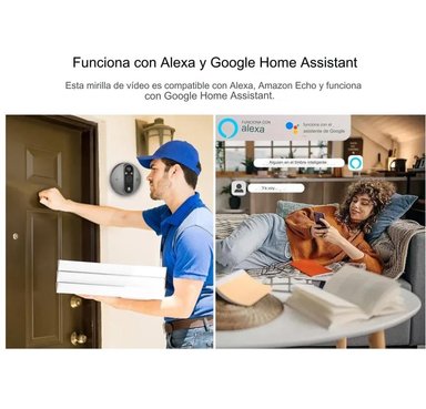 TIMBRE INTELIGENTE WI-FI BIDIRECIONAL CON PANTALLA LCD - 7