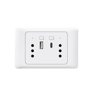 TOMA CORRIENTE INTELIGENTE DOBLE + USB 3.0 + ENTRADA TIPO C - 3
