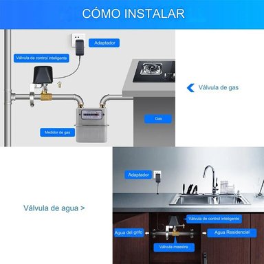 VÁLVULA DE AGUA INTELIGENTE CON WI-FI - 6