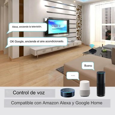 CONTROL REMOTO UNIVERSAL TUYA SMARTLIFE NEGRO CUADRADO - 8