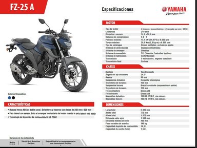 MOTO YAMAHA FZ-25A - 3