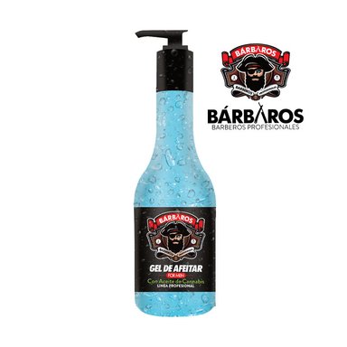 GEL DE AFEITAR BARBAROS TRANSPARENTE 250 ML - 1