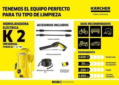 HIDROLAVADORA KARCHER K2 UNIVERSAL - 2