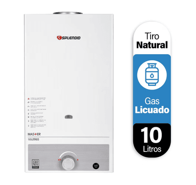 CALEFON SPLENDID GAS LICUADO 10L IONIZADO - 1