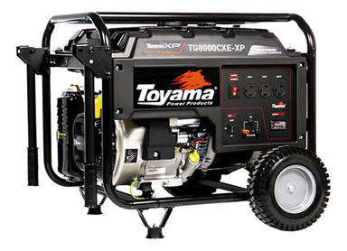 GENERADOR TOYAMA BENCINERO 6.5KW PART. ELEC. 1.5HP 201-007C - 1