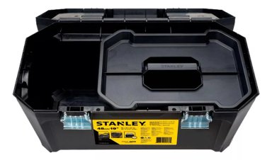 CAJA HERRAMIENTAS STANLEY CON BANDEJA SIERRE METALICO - 5