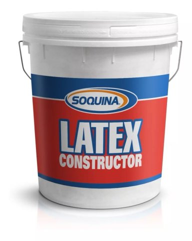 TINETA SOQUINA PINTURA LATEX CONSTRUCTOR BLANCO - 1