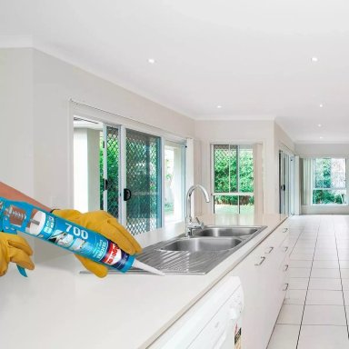 SILICONA SELLANTE PROFESIONAL BLANCO BAÑO COCINA AGOREX 700 - 3