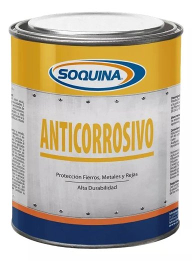 PINTURA ANTICORROSIVO SOQUINA 1/4 GL AZUL OSCURO - 1