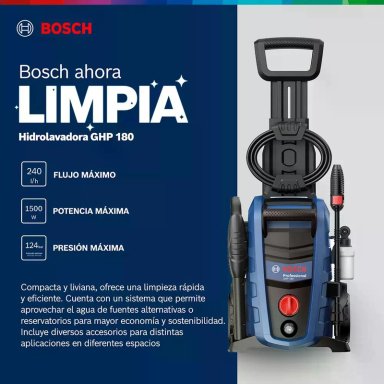 HIDROLAVADORA BOSCH GHP 220 2100W 152 BAR - 9